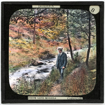 8.  I have heard the rippling brooklet trickling o'er the pebbly sands