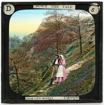 5. But none so glad as I am, lad, when you come down the vale