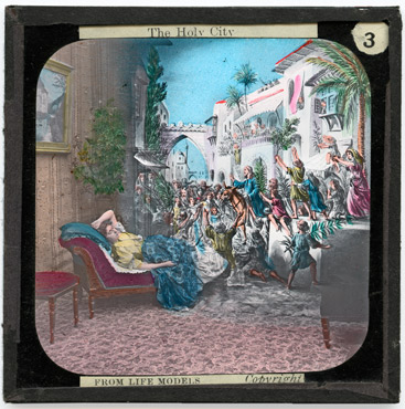 [3.  (Effect) I stood in old Jerusalem, beside the temple there] 