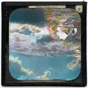 [9.  Still the hands of memory weave the blissful dreams of long ago]