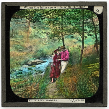 2.  From a quaint old place in a distant glen went a highland lad one [day]