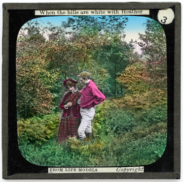 3.  Said a lassie fair as the lingered there, ''While heather brings [luck, ''tis said'']