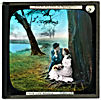 2. 'Neath an old oak tree sit a you&hellip;