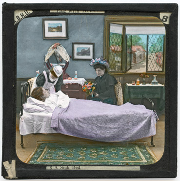 8. A sick bed