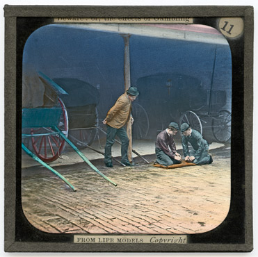 [11.  In a minute or two Dick was persuaded to bet on the throw, in place of simply guessing as at first]