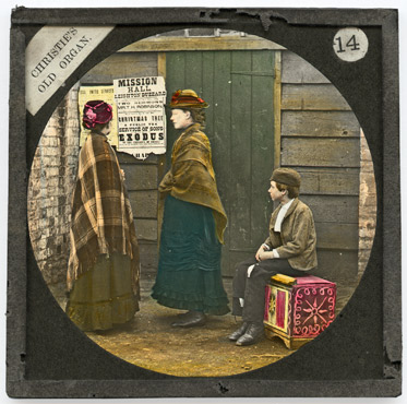 [14.] Christie outside of Mission Hall