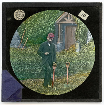 [10. He worked away for an hour or more]