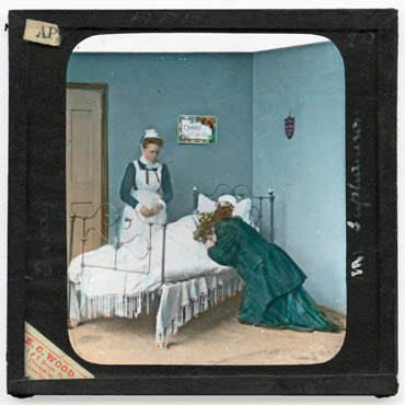 [29. The girl flung herself on her knees.]