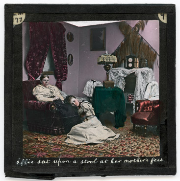 [9.] Effie sat down upon a stool at her mother feet.