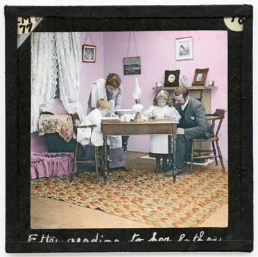 [18.] Etty reading to her father.