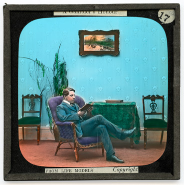 17. Dick keept indoors, for  he did not care to be seen