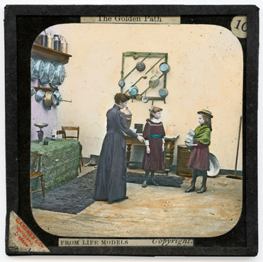 10  Mrs Trevelyan gave Nellie some clothing, [and asked her to come again]