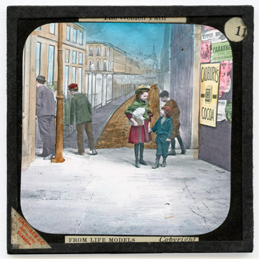 11. Davie listened very attentively [to his sister's story as they passed on]