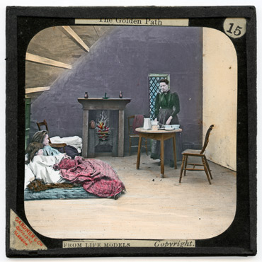 15. There was a fire burning in the gr[ate and some breakfast prepared]