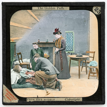 23. The kind-hearted lady sent her doctor to visit the child