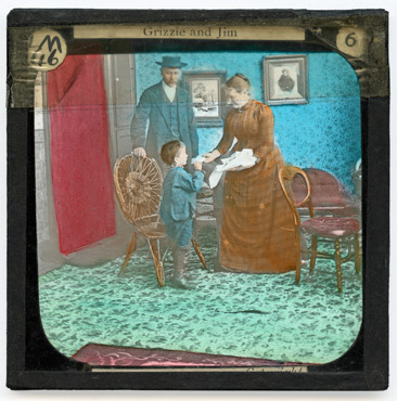 [6.  Mrs Thomson received Jim with a smile and presented him with a thick slice of bread and butter]