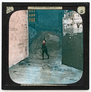 [9. Jim was running down the hill from the Missionary's house in the finest of spirits]