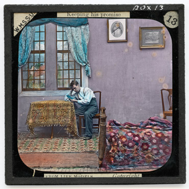 [13. Then he glanced at the piece of blue paper]