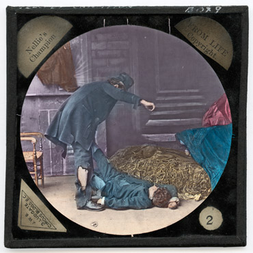 [2.The only attentions he received from them were cuffs and blows]