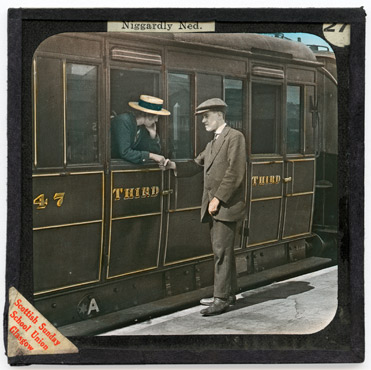 27. He went to the station