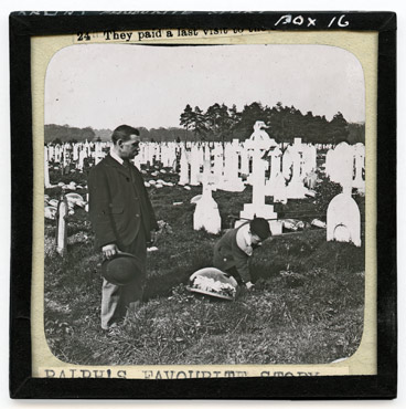 24. They paid a last visit to the [cemetery]