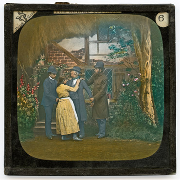 6. The old man loo back upon his cottage and wept aloud