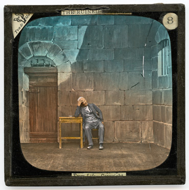 8. One day he saw the sun shine through the grating of his cell