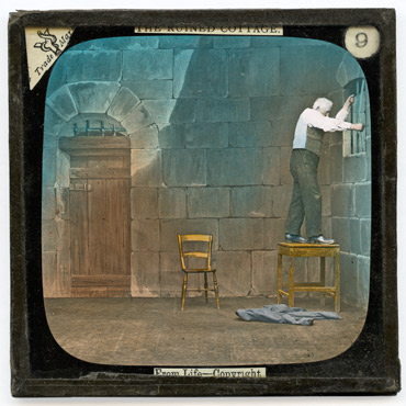 9. And he grew desperate - he forced the bars