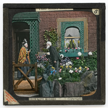 5. Appeared in her best bonnet and shawl