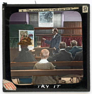 9. The speaker said ''will you try it''