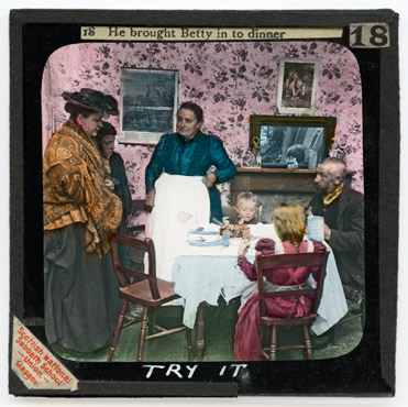 18. He brought Betty in to dinner