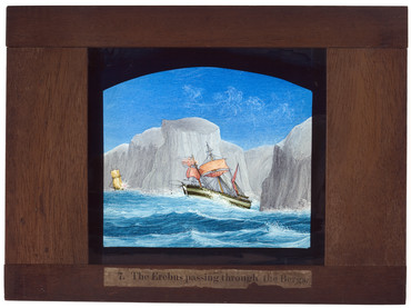 7. The Erebus passing throught the Bergs